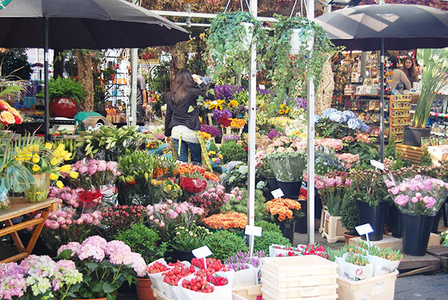 Mercado de las Flores en Amsterdam. Foto © Silvia Lucero