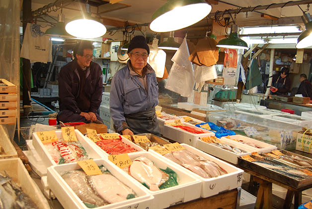 Mercado de Pescado de Tsukiji en Tokio, Japón. Foto © Silvia Lucero 