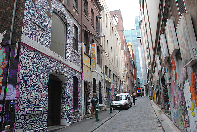 Arte callejero en Melbourne, Australia. Foto © Patrick Mreyen