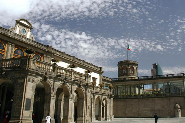 Castillo de Chapultepec en la Ciudad de México. Foto tomada de la página de Facebook del Museo Nacional de Historia, Castillo de Chapultepec