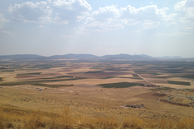 El paisaje desde la cima del cerro. Foto © Silvia Lucero