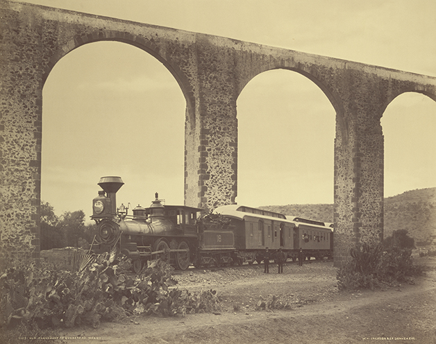 William Henry Jackson, photographer (American, 1843 - 1942) Old Aqueduct at Querétaro, Mexico, about 1886, Albumen silver print Image: 42.9 x 54.3 cm (16 7/8 x 21 3/8 in.) Mount: 55.4 x 70.2 cm (21 13/16 x 27 5/8 in.) The J. Paul Getty Museum, Los Angeles. Digital image courtesy of the Getty's Open Content Program.