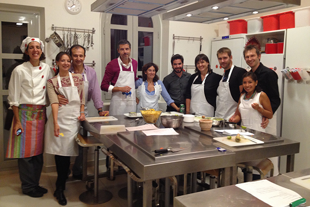 El grupo de chefs de la noche mexicana en Cooking Málaga. Foto © Silvia Lucero