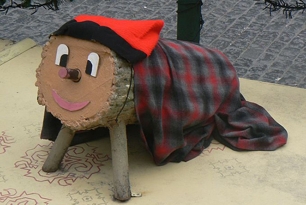 Tió de Nadal. Foto de Wikimedia Commons