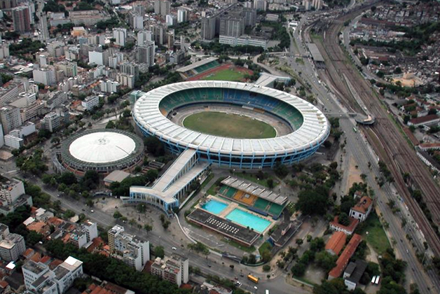 Estadio Maracaná en Río de Janeiro. Foto obtenida de Wikimedia Commons de Peter & Jackie Main 