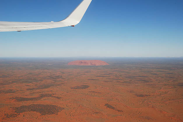 Vista desde el avión, simplemente espectacular. Foto © Patrick Mreyen 