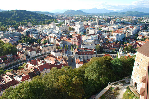 Vista panorámica desde el castillo. Foto © Patrick Mreyen