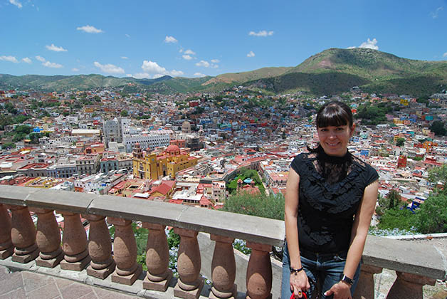 Vistas de la ciudad de Guanajuato desde la explanada donde se encuentra El Pípila. Foto © Patrick Mreyen