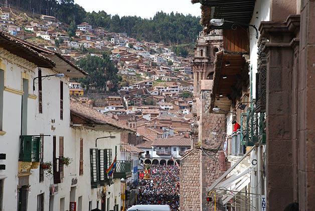 La hermosa ciudad de Cuzco. Foto © Silvia Lucero