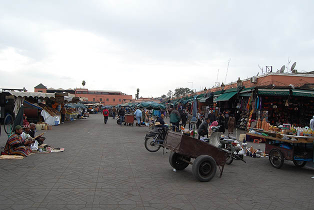 Plaza Djemaa el Fna en Marrakech. Foto © Silvia Lucero