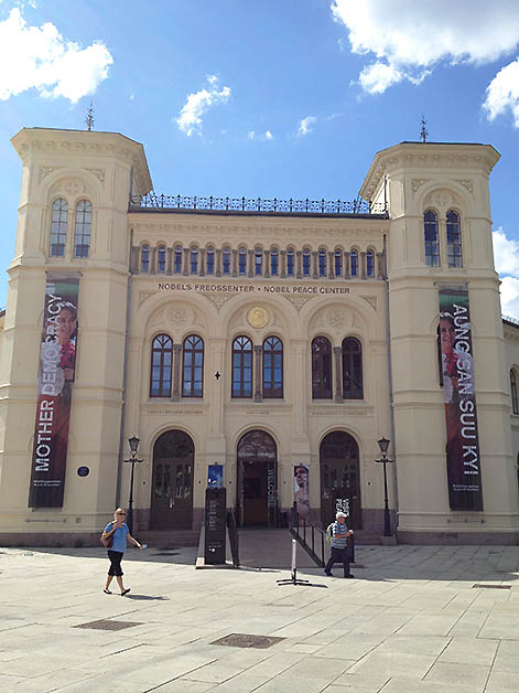 Centro Nobel de la Paz en Oslo, Noruega. Foto © Silvia Lucero