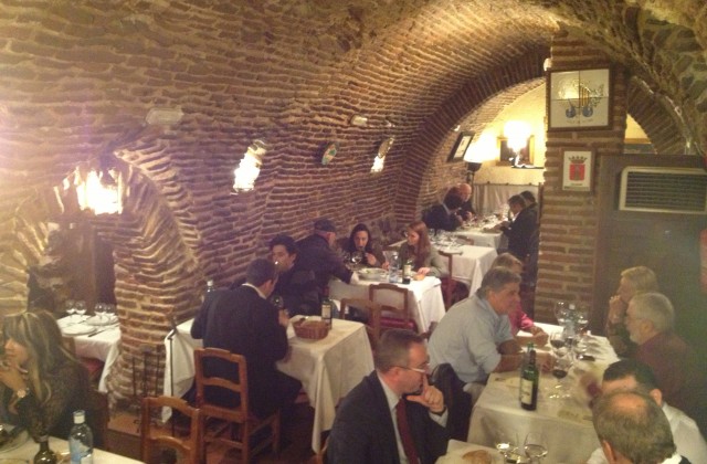 Restaurante Botín en Madrid, mencionado en la novela The Sun Also Rises de Ernest Hemingway, tiene también el título del más antiguo del mundo (leer artículo aquí). Foto © Silvia Lucero