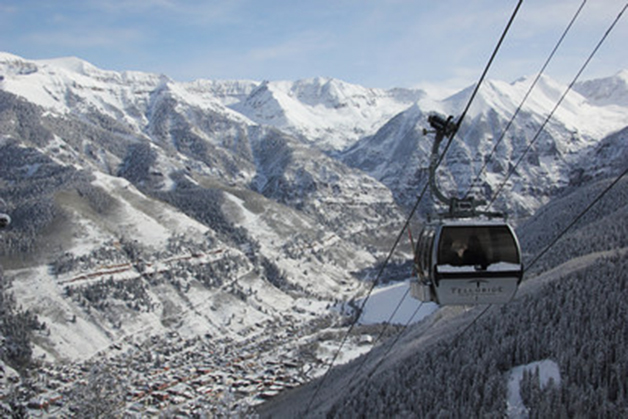 Góndola que une a Telluride y Mountain Village. Foto: Courtesy of the Telluride Tourism Board