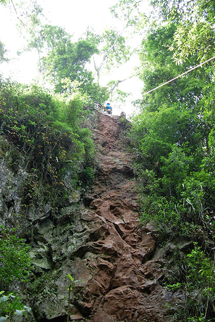 Éste era el descenso. Foto © Silvia Lucero