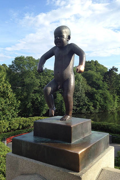 Escultura en Parque de Vigeland. Foto © Silvia Lucero