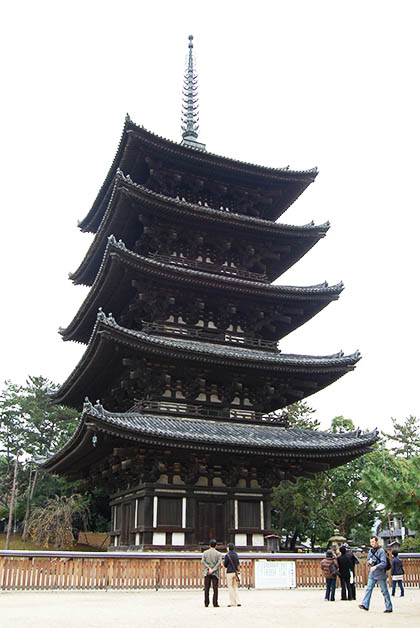 Pagoda de cinco pisos en Kofukuji. Foto © Patrick Mreyen 