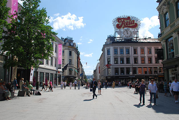 Por las calles de Oslo. Foto © Silvia Lucero