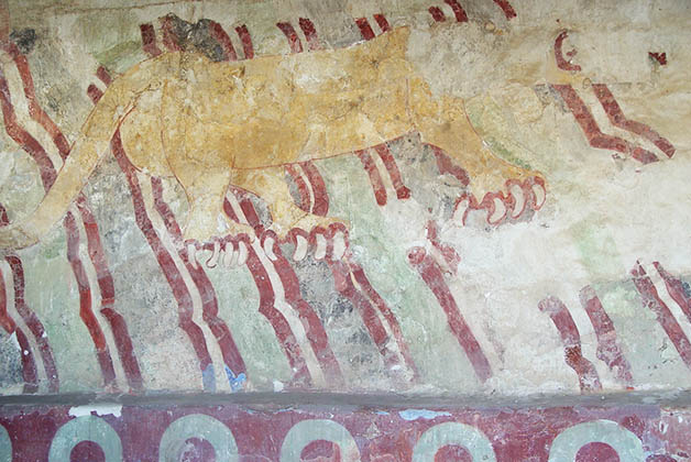 Mural en el Templo de los Jaguares. Foto © Patrick Mreyen 
