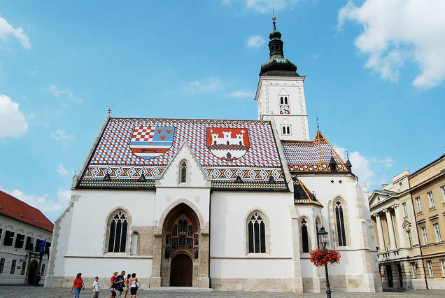 Iglesia de San Marcos en Zagreb. Foto © Patrick Mreyen