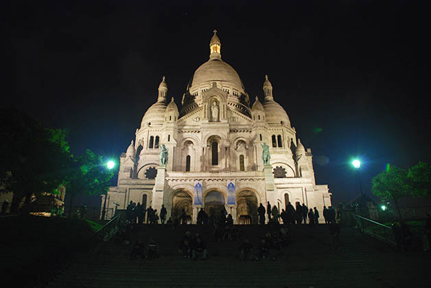 Basílica del Sagrado Corazón en Montmartre. Foto © Patrick Mreyen
