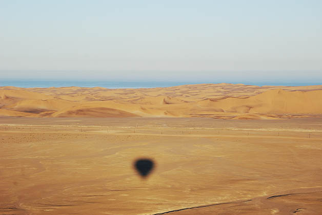 Viaje en globo en las Dunas de Sossusvlei. Foto © Silvia Lucero