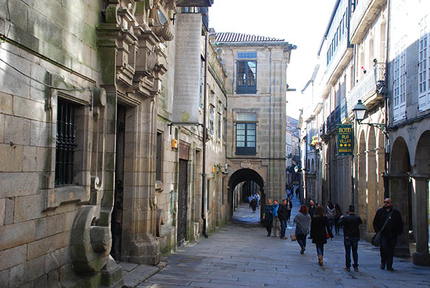 Santiago de Compostela además es una ciudad muy divertida para salir con amigas. Foto © Silvia Lucero