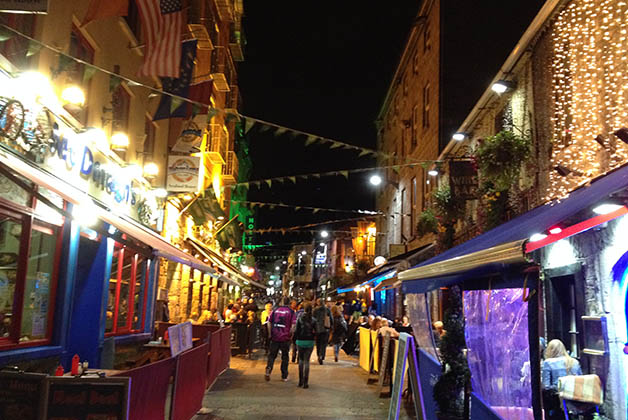 Latin Quarter en Galway, el alma de la ciudad. Foto © Patrick Mreyen