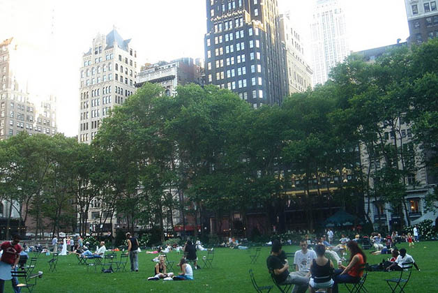 Bryant Park en Manhattan. Foto © Silvia Lucero
