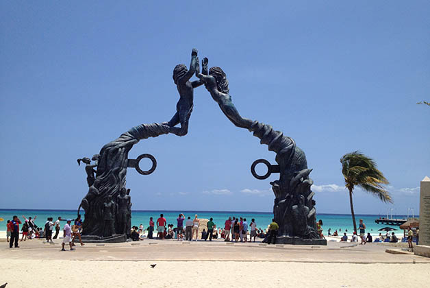 Playa del Carmen es un lugar pequeño, con playas preciosas y lugares bastante chic. Foto © Silvia Lucero