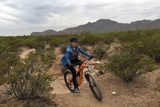 Mi primera experiencia haciendo ciclismo de montaña. Foto © Patrick Mreyen