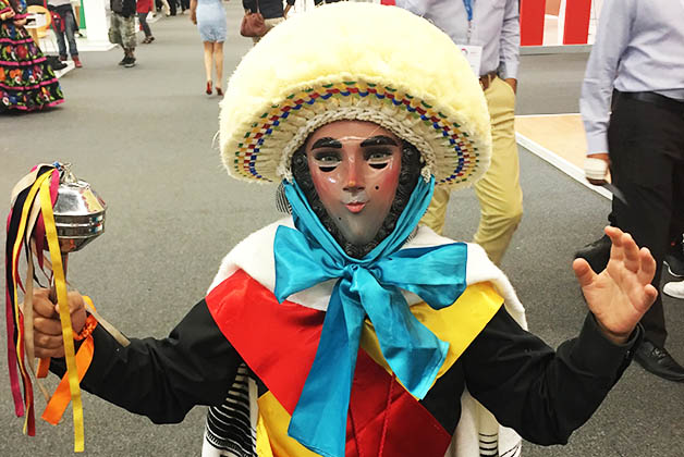 Danzante Parachico de Chiapa de Corzo, representando a Chiapas. Foto © Silvia Lucero