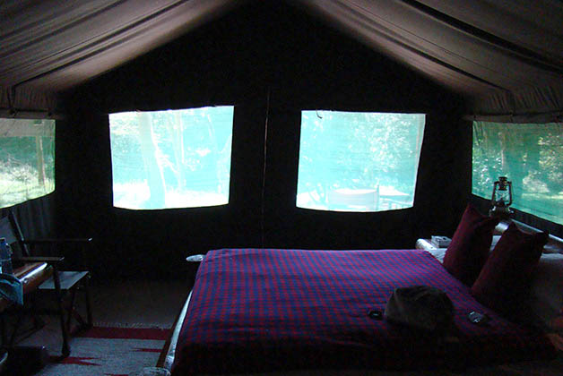 El glamping que hizo mi hermana en Kenia. Foto © Vanessa Lucero