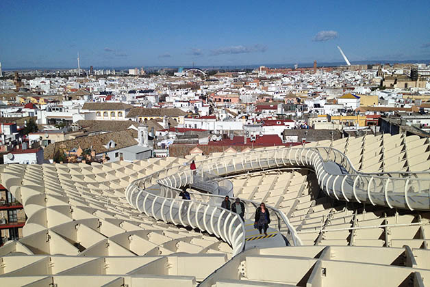 Sevilla desde las setas. Foto © Patrick Mreyen