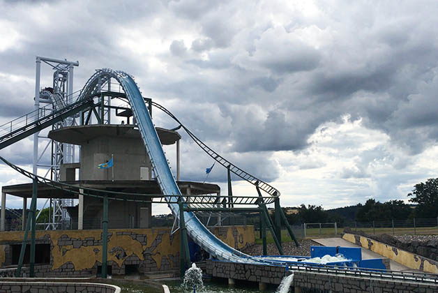 El tobogán más alto de Alemania. Foto © Silvia Lucero