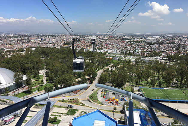 Teleférico de Puebla. Foto © Silvia Lucero