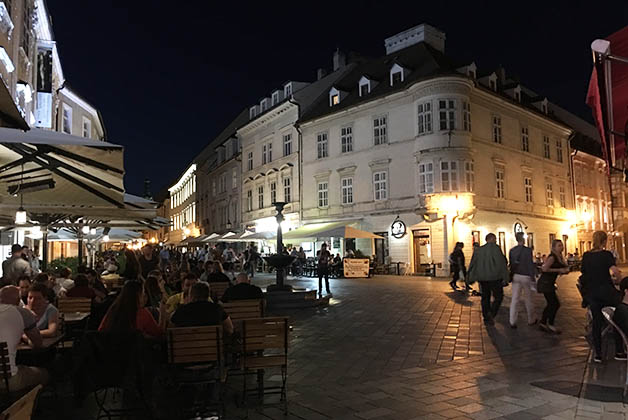 Me encantó el ambiente de Bratislava. Foto © Silvia Lucero