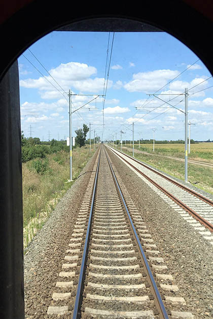 ¿Dónde quedó la mitad del tren? Foto © Patrick Mreyen
