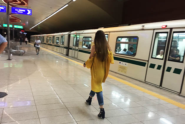 El metro es súper moderno en Sofía. Foto © Silvia Lucero