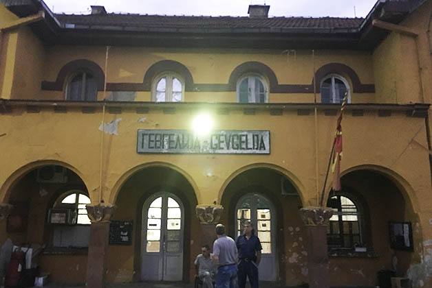 Estación donde tomamos el tren a Skopje. Foto © Silvia Lucero