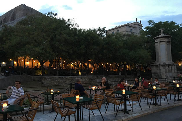 Barrio de Plaka en Atenas. Foto © Patrick Mreyen