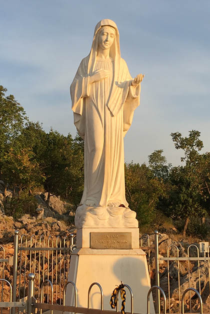 La estatua es muy sencilla. Foto © Patrick Mreyen