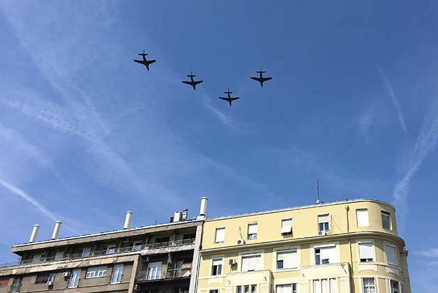 Aviones militares. Foto © Patrick Mreyen