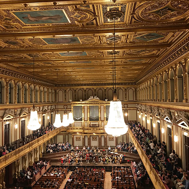 Sala Dorada del MUsikverein. Foto © Patrick Mreyen