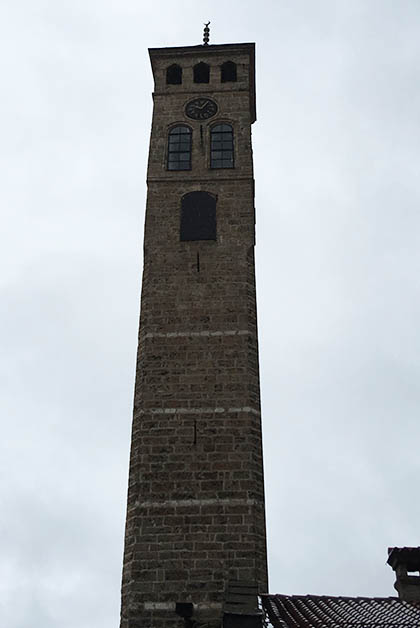 Torre del Reloj, que sigue la fase lunar. Foto © Patrick Mreyen